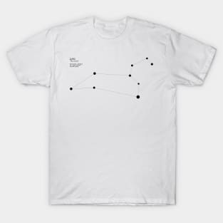 Leo Zodiac Constellation T-Shirt